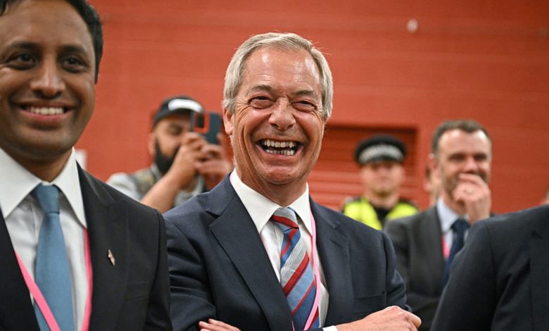 Farage's Reform UK Party support surges, wins closest ever by-election
