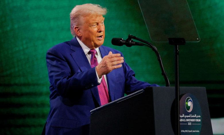 Trump speaks after $600 billion Saudi-U.S. investment announced