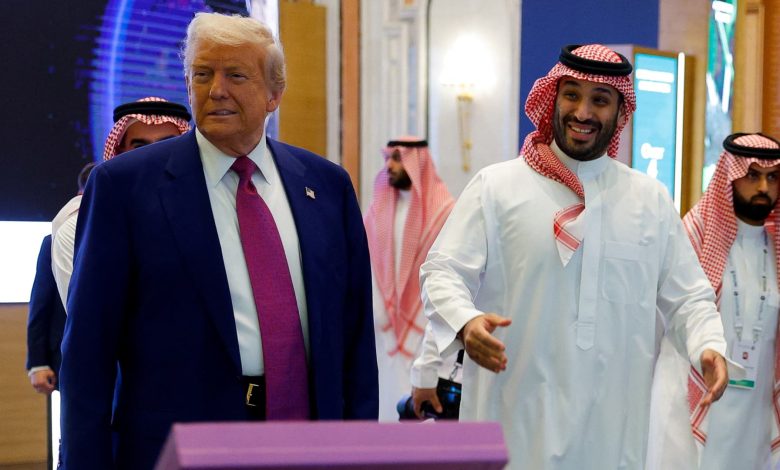 Trump and Saudi Crown Prince bask in friendship