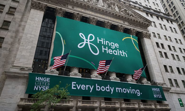 Hinge Health opens trading at $39.25 per share after pricing IPO