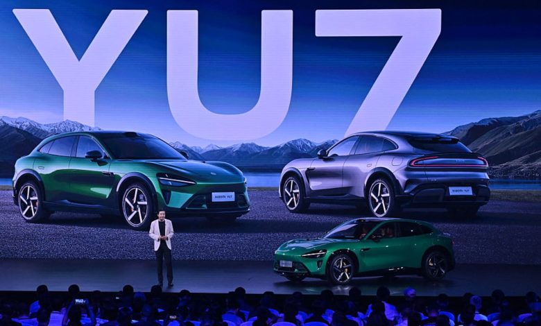 Xiaomi takes aim at Tesla's bestselling car in China with its longer-range YU7