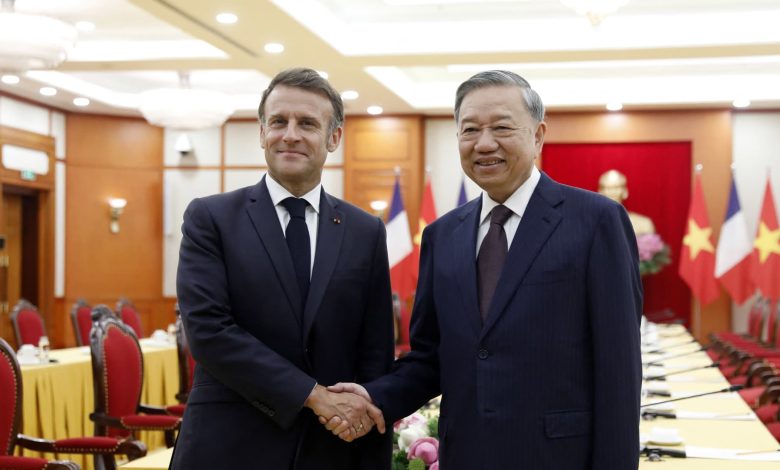 France, Vietnam sign Airbus, satellite deals as Macron visits Hanoi