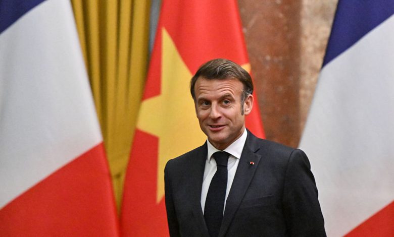 Macron calls on Europe, Asia to prepare for a U.S.-China showdown