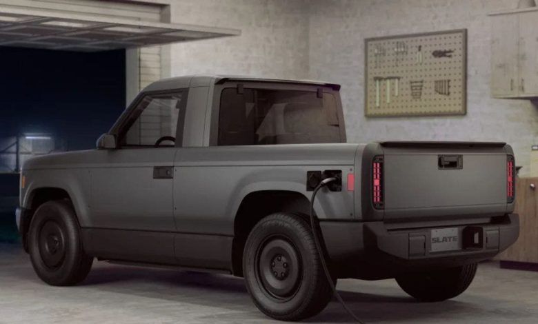 Jeff Bezos backs $20,000 electric pickup truck from Slate auto with modular design