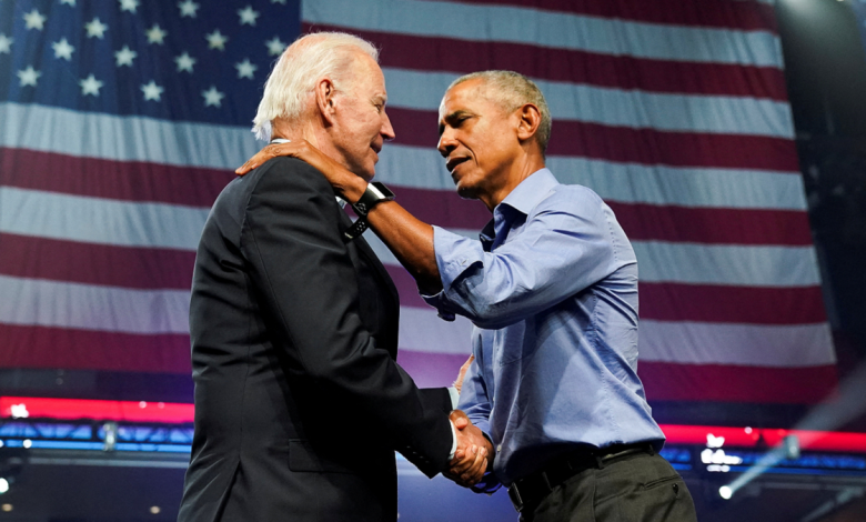 Biden Obama Philadelphia Pennsylvania