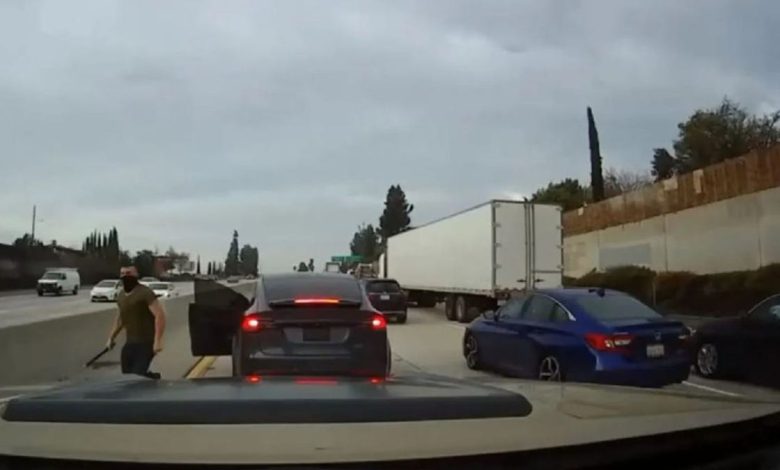 Tesla road-rage driver