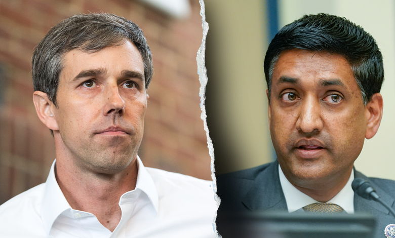 Former presidential candidate Beto O'Rourke (left) and potential 2028 presidential candidate Rep. Ro Khanna said President Joe Biden should not have run for re-election in 2024.