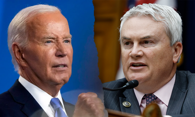 Joe Biden and James Comer