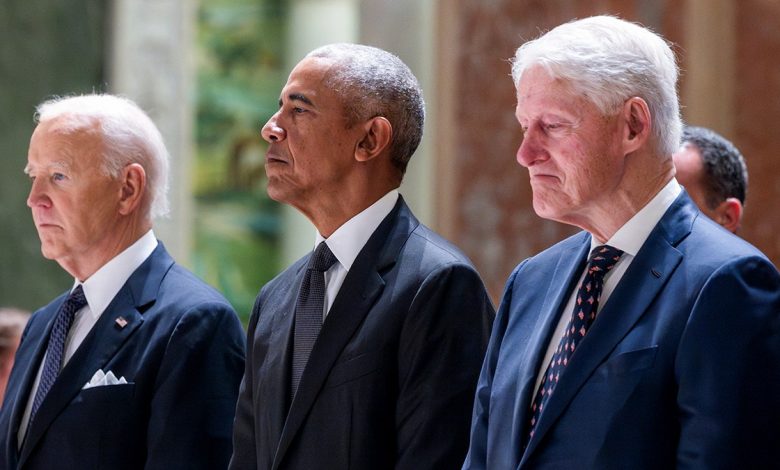 President Joe Biden, former President Barack Obama, and former President Bill Clinton in 2024