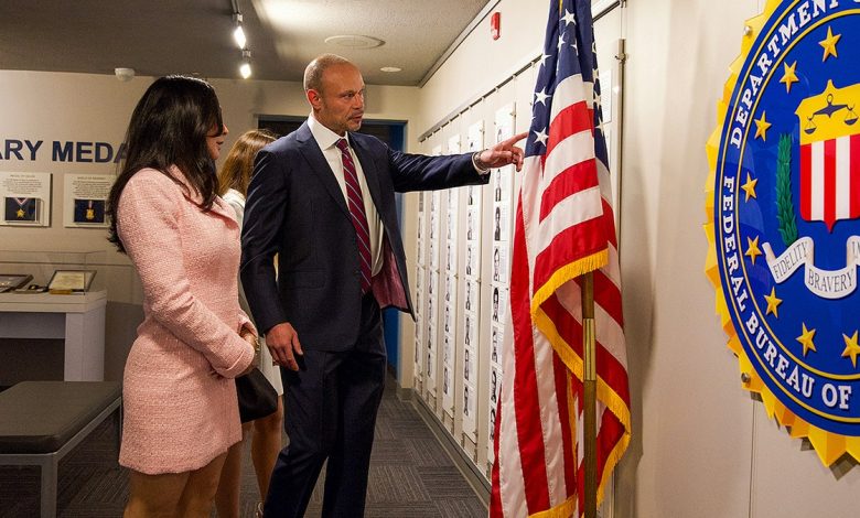 Dan Bongino at the FBI Wall of Honor