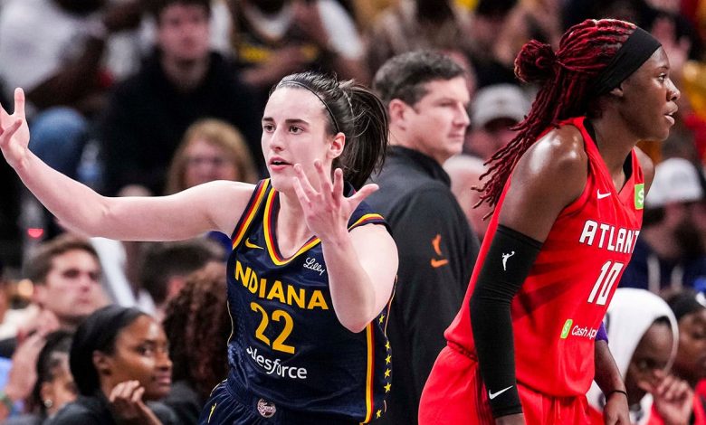 Caitlin Clark ties WNBA record, but the Fever fall to the Dream