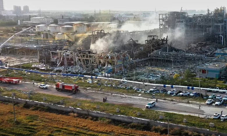Massive explosion rocks Chinese chemical plant, leaving 5 dead