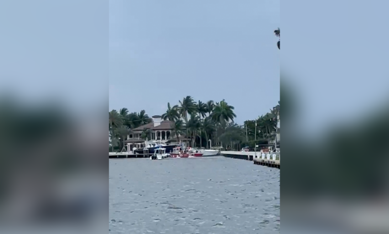 Reported boat explosion near Ft. Lauderdale