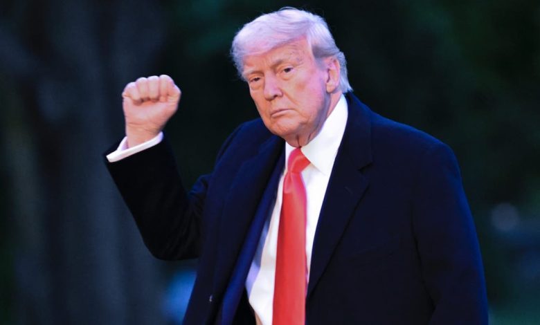 Trump at white house