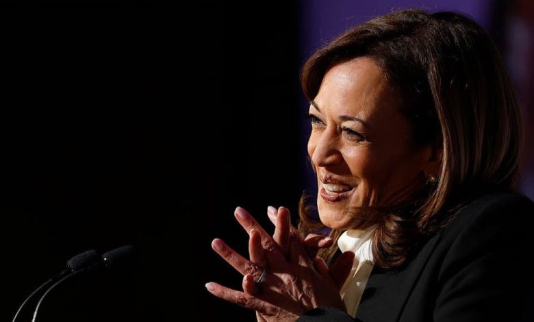 Kamala Harris closeup shot