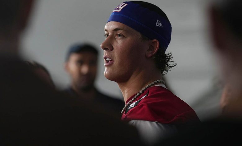 Jaxson Dart says Giants teammate's price for jersey number was 'too much'