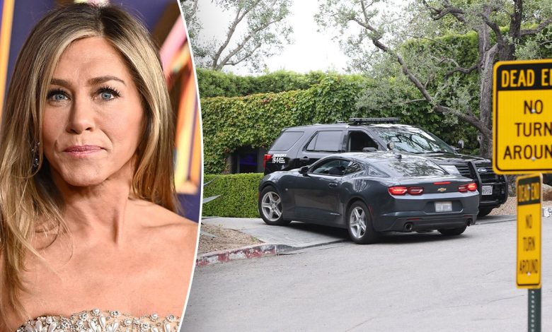 ‘Friends’ star Jennifer Aniston’s gate at LA home gets rammed, suspect arrested