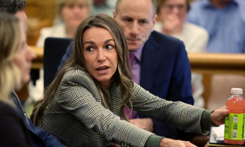 Karen Read is shown during her trial at Norfolk Superior Court, May 6, 2025, in Dedham, Mass. (Matt Stone/Boston Herald via AP/Pool)