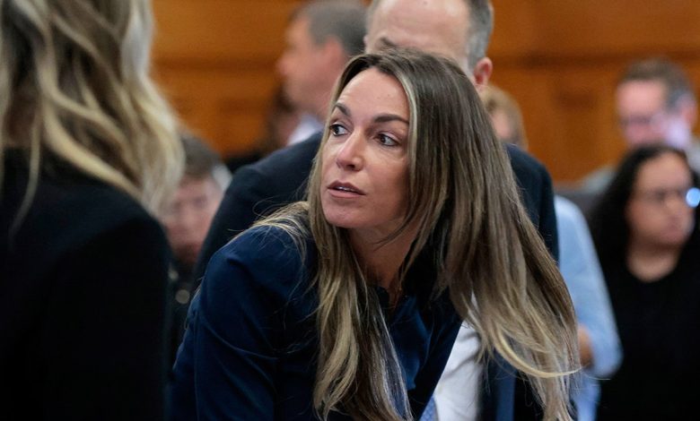 Karen Read in court during her retrial for the death of John O'Keefe.