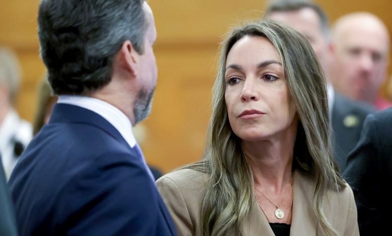 Karen Read and her lawyer in court for her retrial.