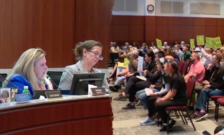 Loudoun County School Board meeting and paremts