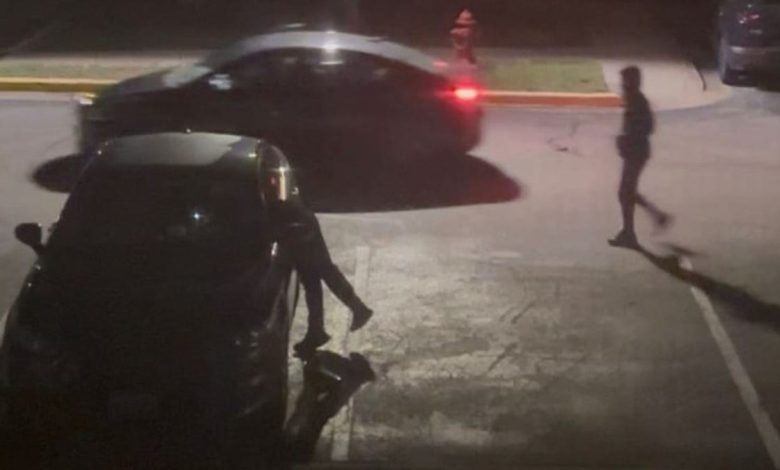 Security video show vehicle break-ins in Maryland