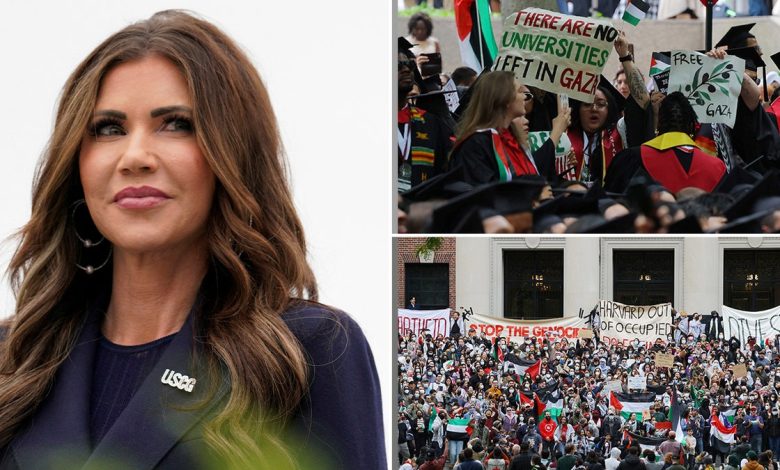 Sec. Kristi Noem and Harvard protests