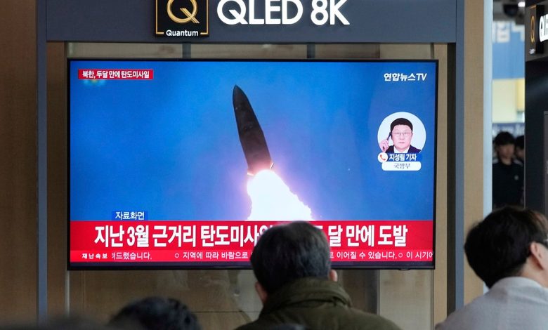 North Korea launches short-range ballistic missiles in 'clear act of provocation'