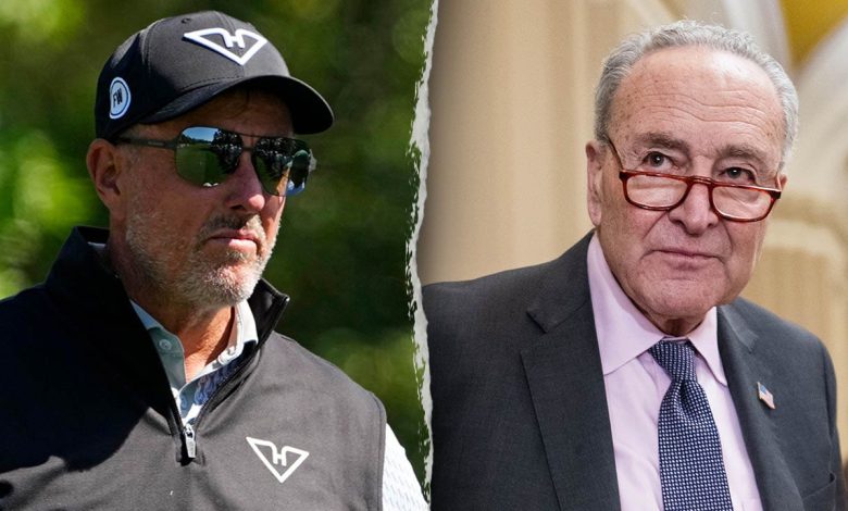 Phil Mickelson calls out Chuck Schumer over SAVE Act criticisms