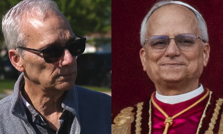 Pope brother split image