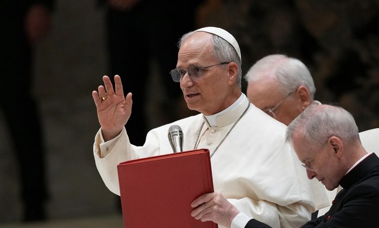 Pope Leo defends traditional marriage, dignity of unborn and immigrants in private address
