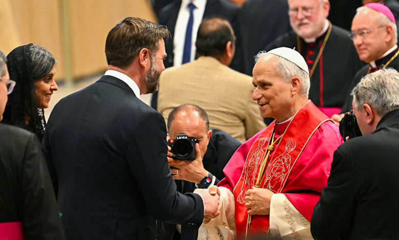 Pope Leo XIV holds private meeting with VP Vance and Secretary Rubio at Vatican