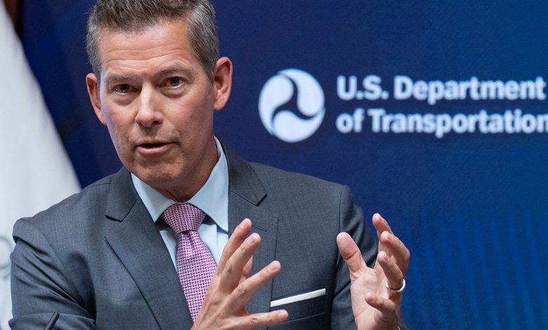 Transportation Secretary Sean Duffy speaking