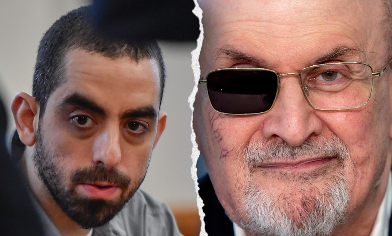 Split of Hadi Matar and Salman Rushdie