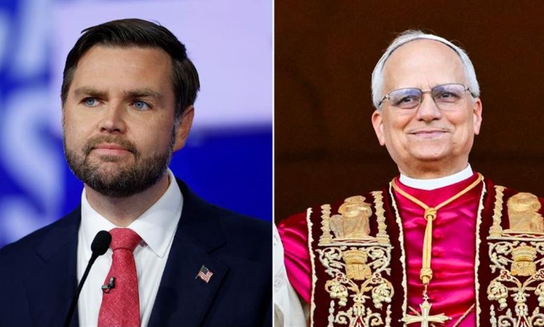 Split of pope and JD Vance