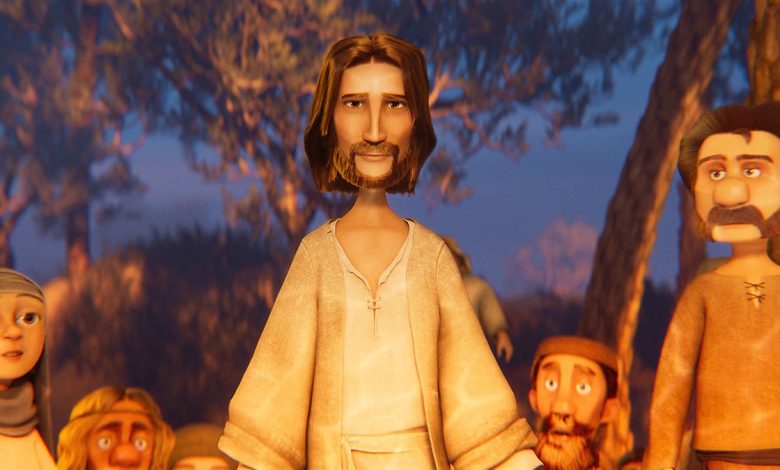 Jesus as depicted in King of Kings cartoon movie