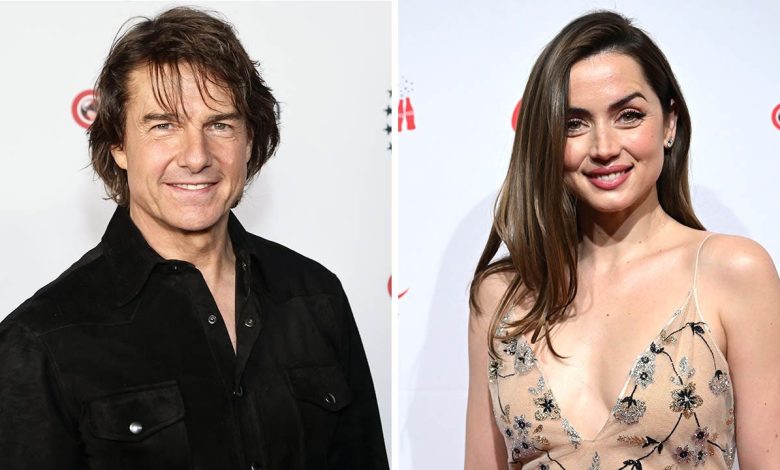 Tom Cruise, Ana de Armas step out in London park on actress's birthday