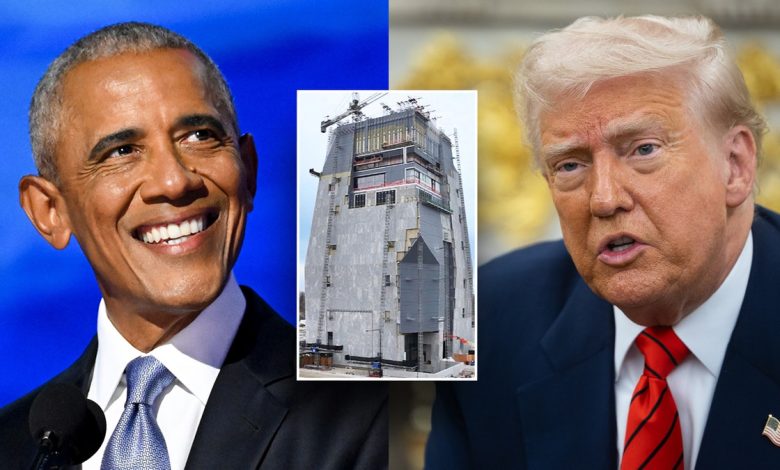 Presidents Obama and Trump and the Obama Presidential Center