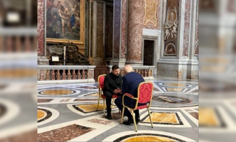 Trump and Zelenskyy meet in Rome