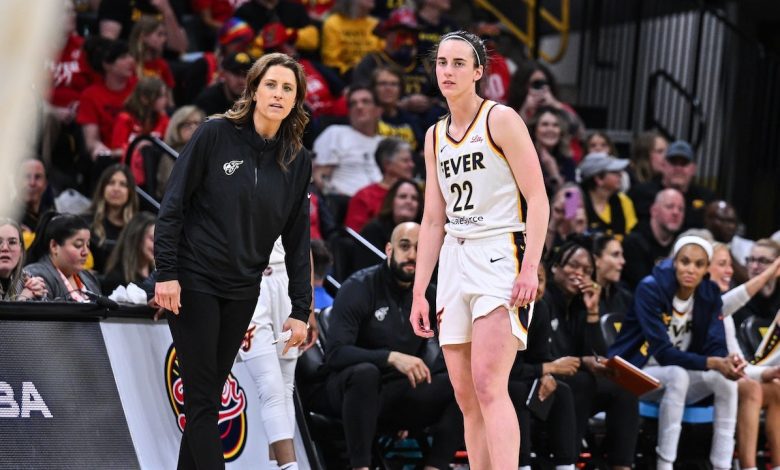 Fever coach blasts 'egregious' WNBA officiating after Caitlin Clark no-call