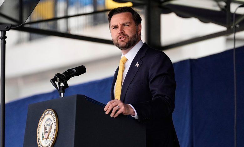 Vice President JD Vance speaks at U.S. Naval Academy graduation