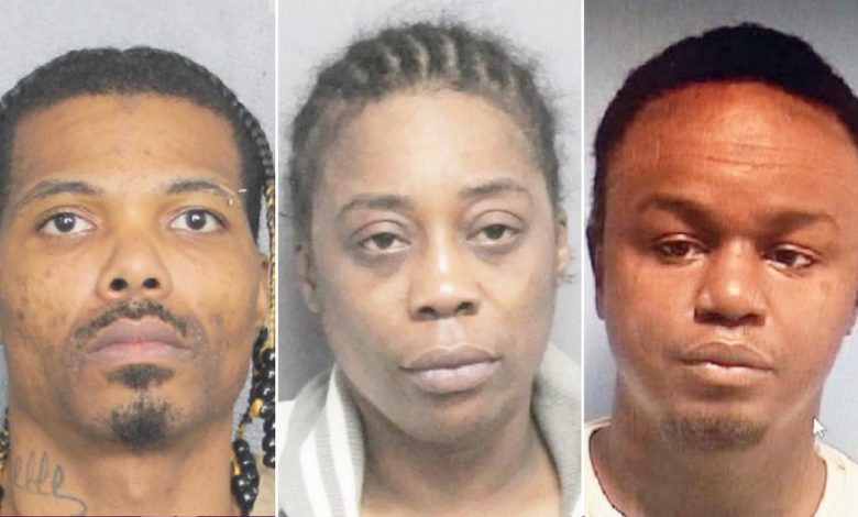 Ricky White (left), Danette Colbert (middle), and Christian Anderson (right)