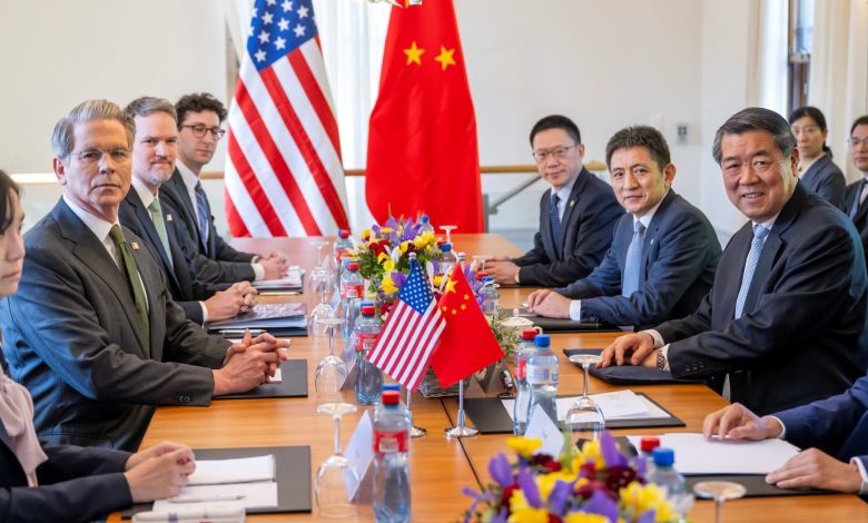 Trump announces U.S.-China trade talks in London next week