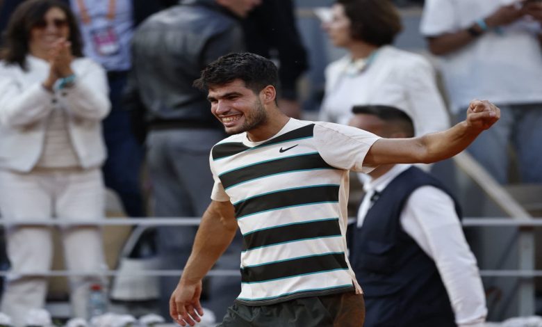 Carlos Alcaraz French Open winner mens singles final