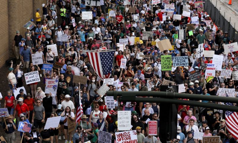 Trump No Kings protests military parade
