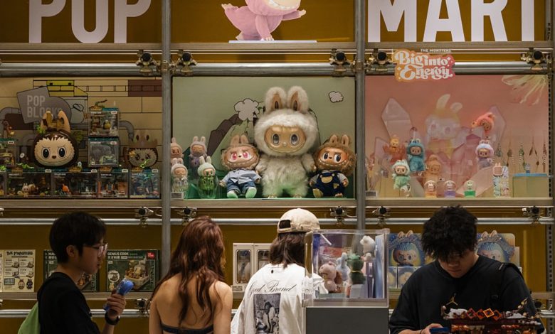 Labubu-maker Pop Mart shares fall as Morgan Stanley cuts it from list