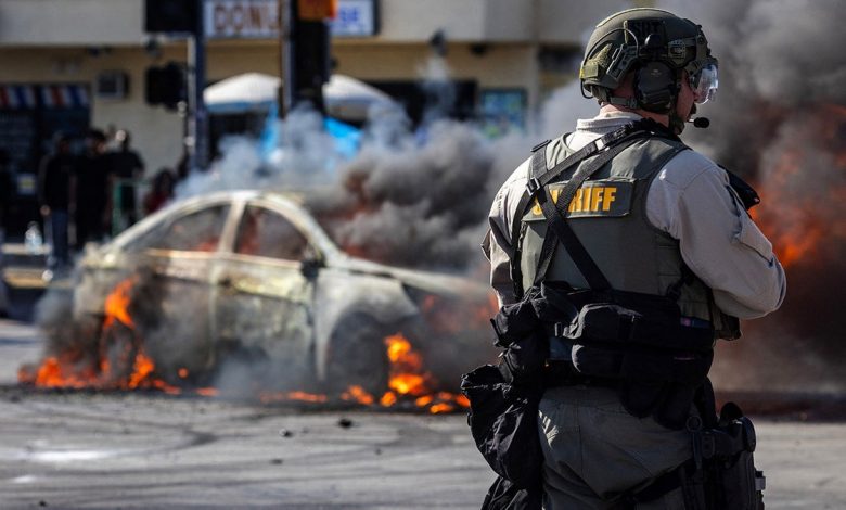 ICE riot LA