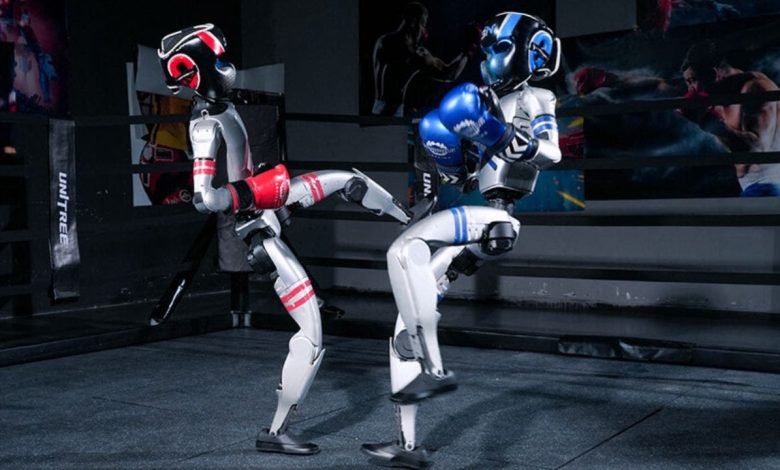 Robot combat tournament in China showcases Unitree G1's martial arts abilities