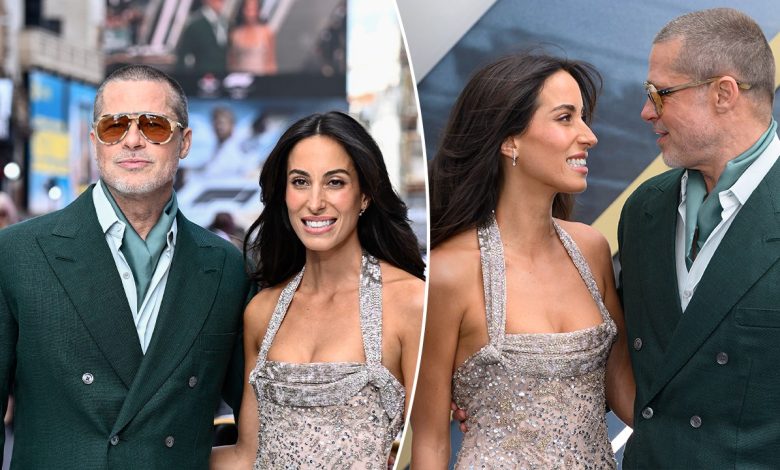Brad Pitt makes rare comments about girlfriend Ines de Ramon at 'F1' premiere