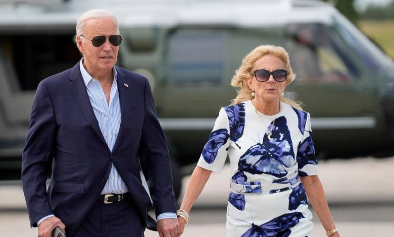 Joe and Jill Biden in East Hampton
